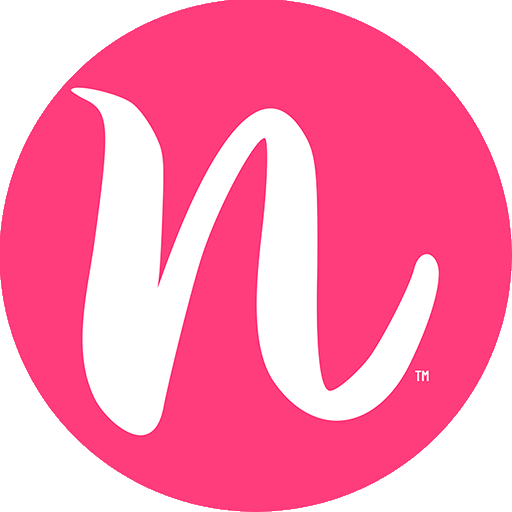 nRecovery Logo - A stylized white 'n' on a vibrant pink circular background.