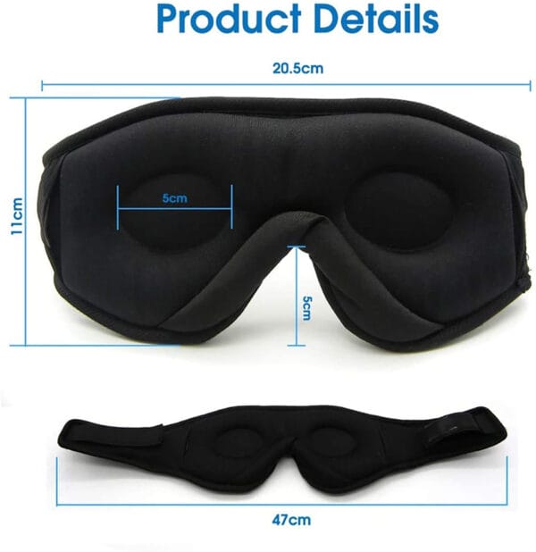 Wireless Call, Music & Sleep Eye Mask - Image 3