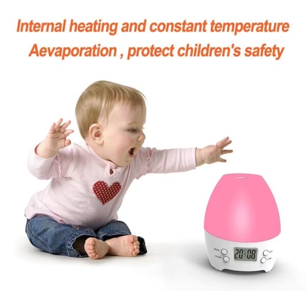 Aromatherapy LED Alarm Clock - Image 5