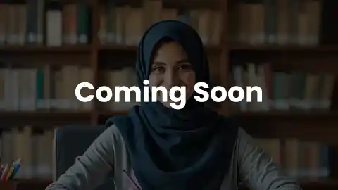 nrecovery smiling woman in hijab studying soon