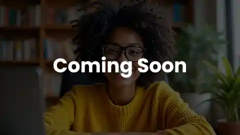 smiling black woman yellow sweater laptop 480 soon