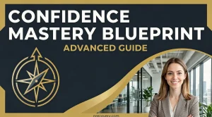 Confidence Mastery Blueprint Advanced Guide featuring a professional woman symbolizing self-belief, leadership, and personal development on nRecovery