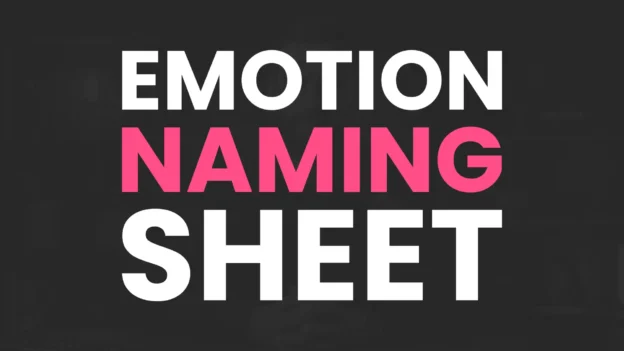 Tool: Emotion Naming Sheet