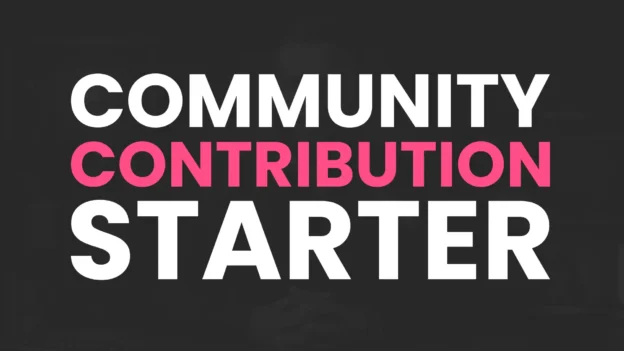Tool: The Community Contribution Starter