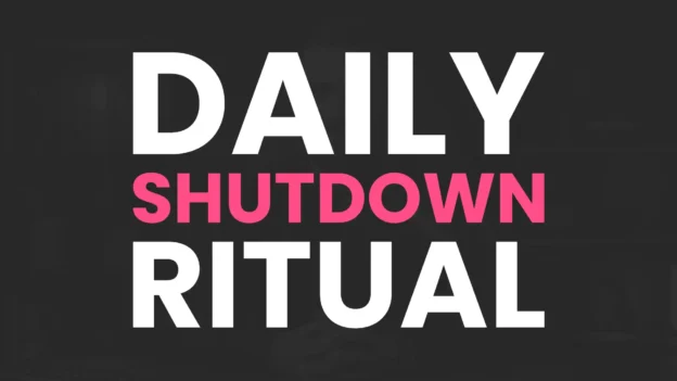Tool: The Daily Shutdown Ritual Card