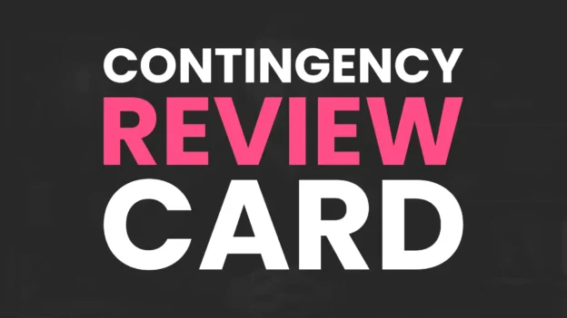 Tool: The Contingency Review Card