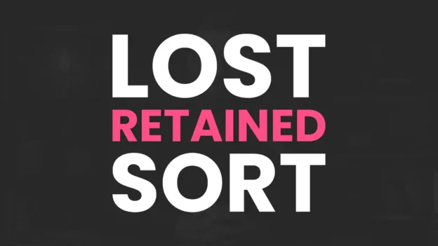 Tool: The Lost Ground Retained Ground Sort