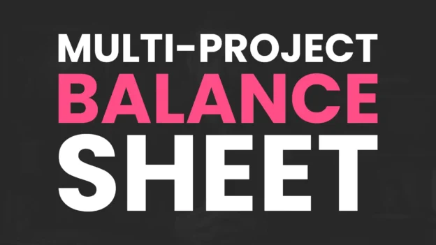 Tool: The Multi-Project Balance Sheet